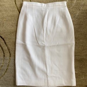 ~Gerard Pasquier~ Vintage White Linen Skirt